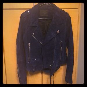 Blank NYC Suede Moto Jacket